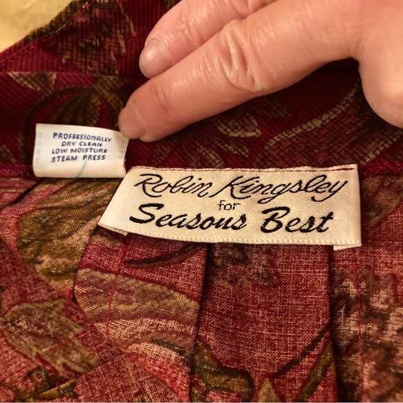 Vintage Seasons Best Wool Floral Skirt Medium - Picture 13 of 13